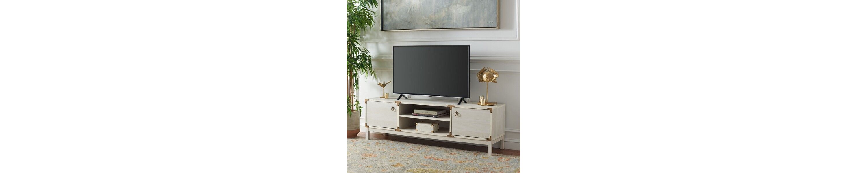 Galio 2 Door 2 Shelf Media Stand