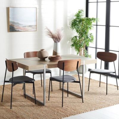 Safavieh Cael Dining Table, Sand