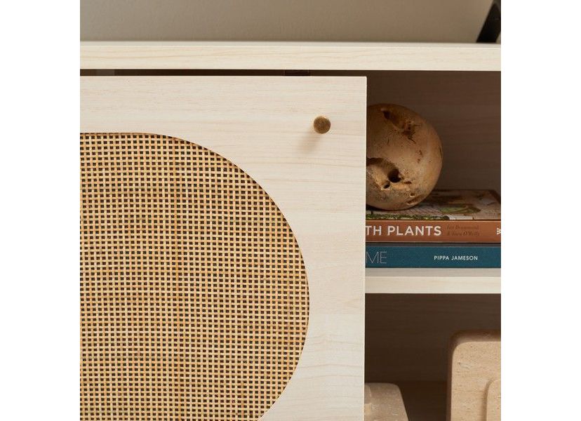 Claude 1 Door 2 Shelf Media Stand
