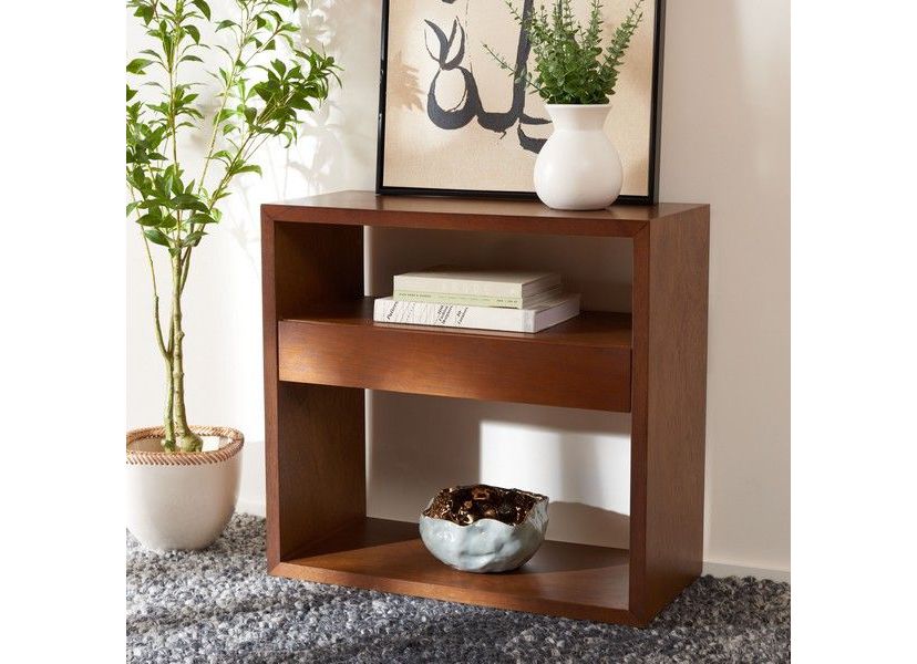 Munson 2 Shelf 1 Drawer Console Table