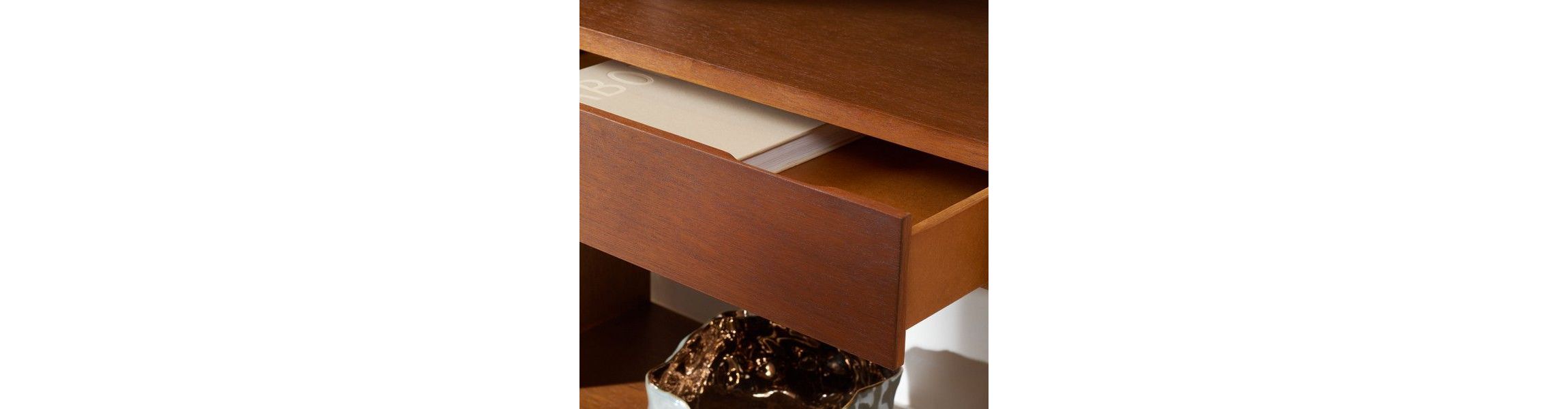 Munson 2 Shelf 1 Drawer Console Table