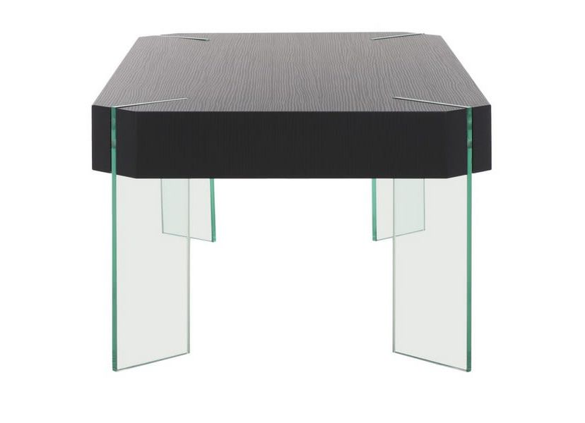 Katelyn Rectangular Contemporary Glass Leg Coffee Table