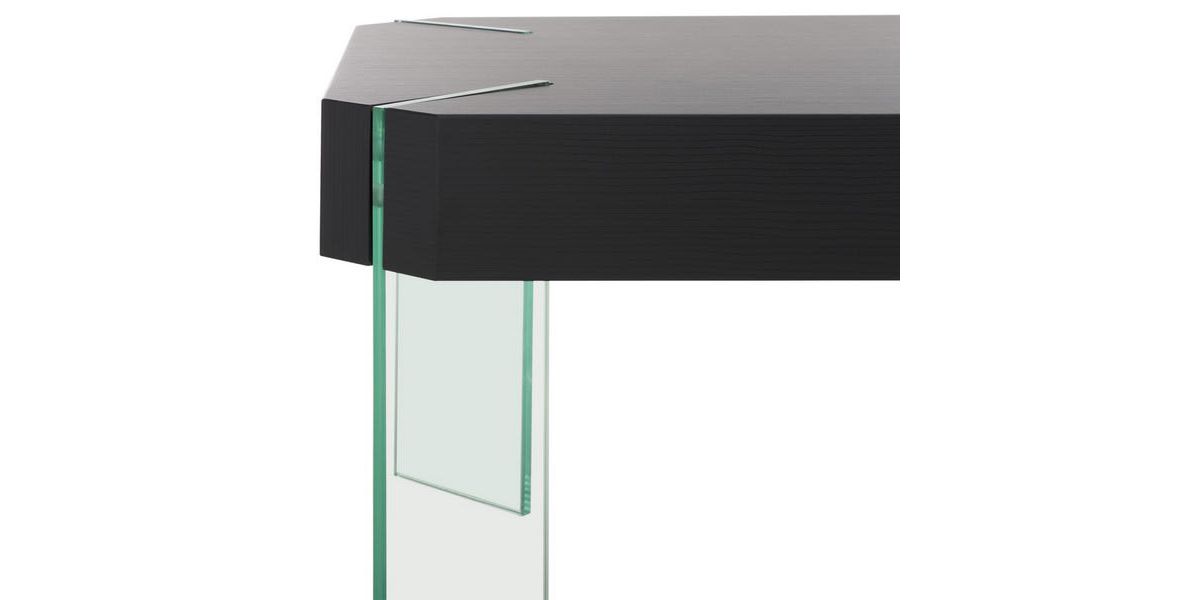 Katelyn Rectangular Contemporary Glass Leg Coffee Table