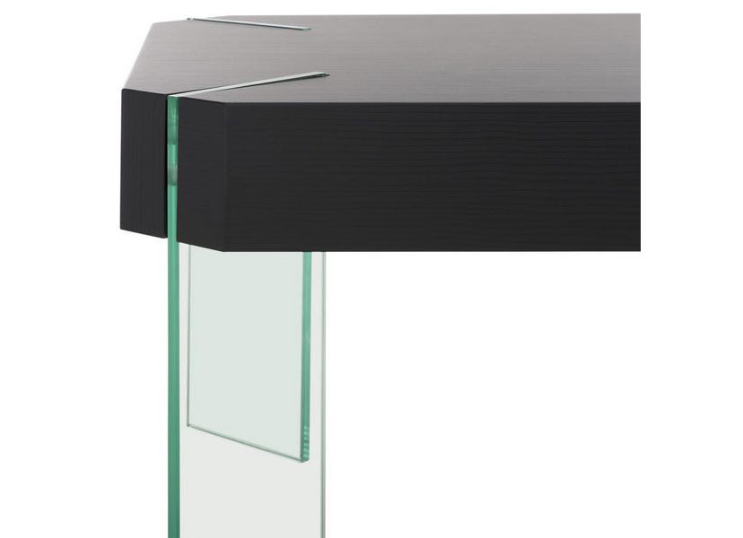 Katelyn Rectangular Contemporary Glass Leg Coffee Table