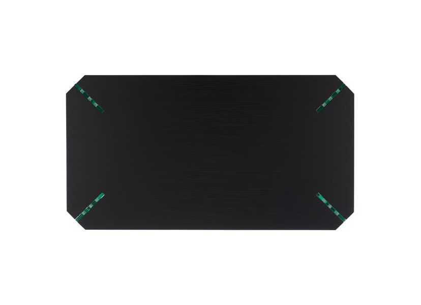 Katelyn Rectangular Contemporary Glass Leg Coffee Table