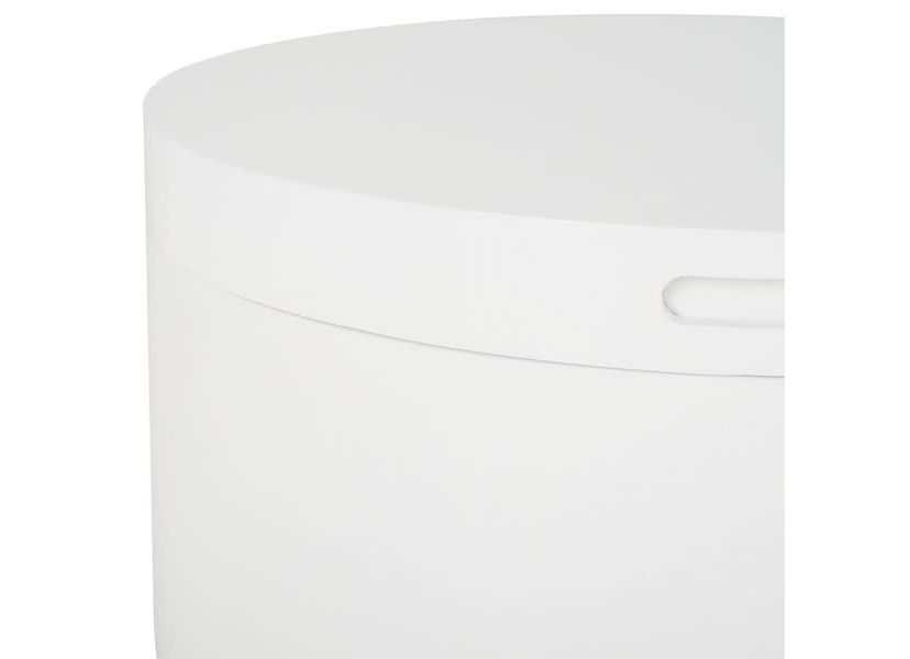 Rafaela Round Tray Top Coffee Table With Storage