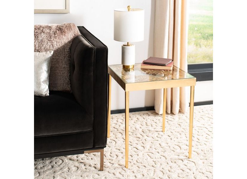 Leilani Palm Leaf Side Table