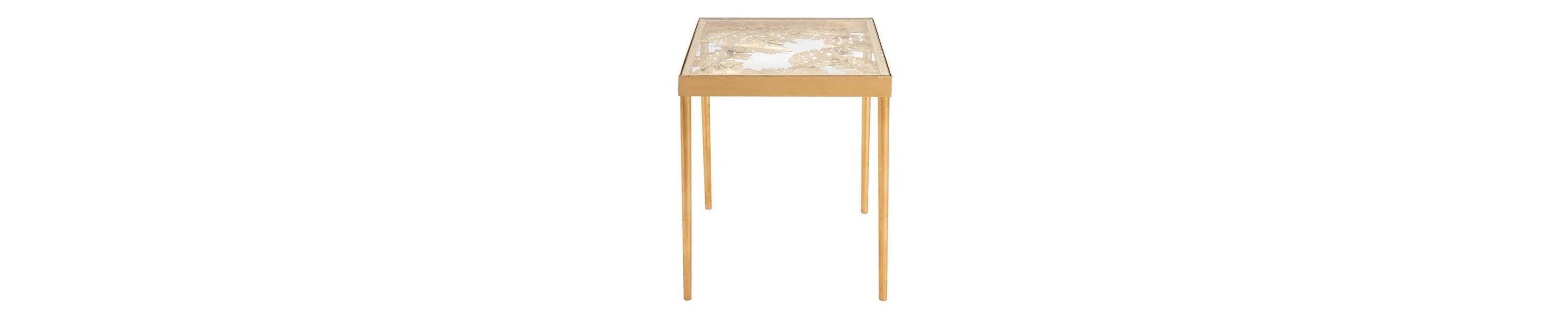 Leilani Palm Leaf Side Table