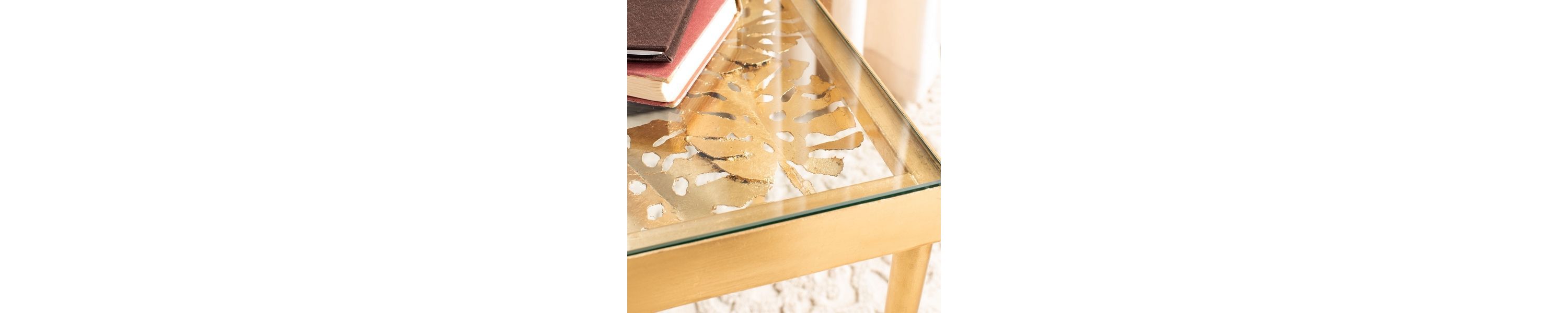 Leilani Palm Leaf Side Table