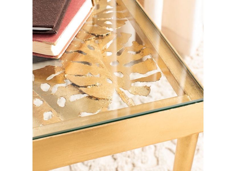 Leilani Palm Leaf Side Table