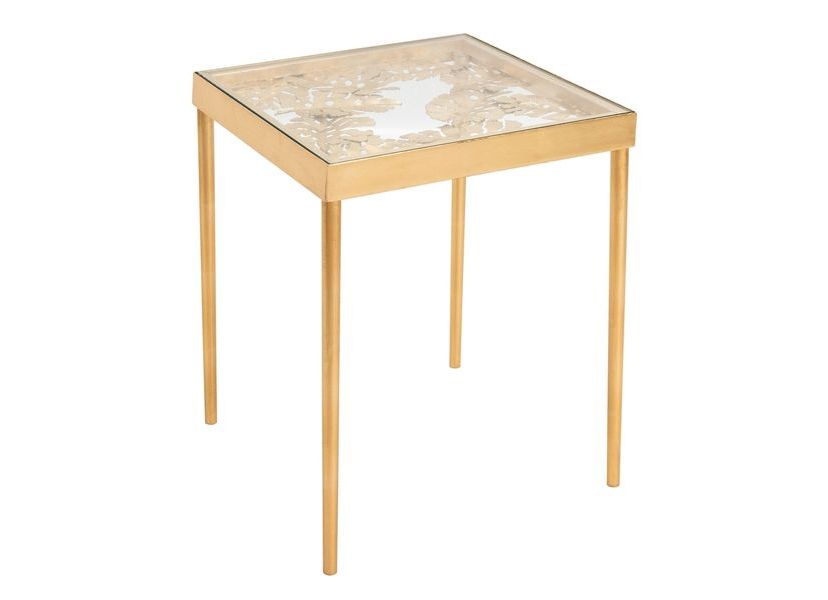 Leilani Palm Leaf Side Table