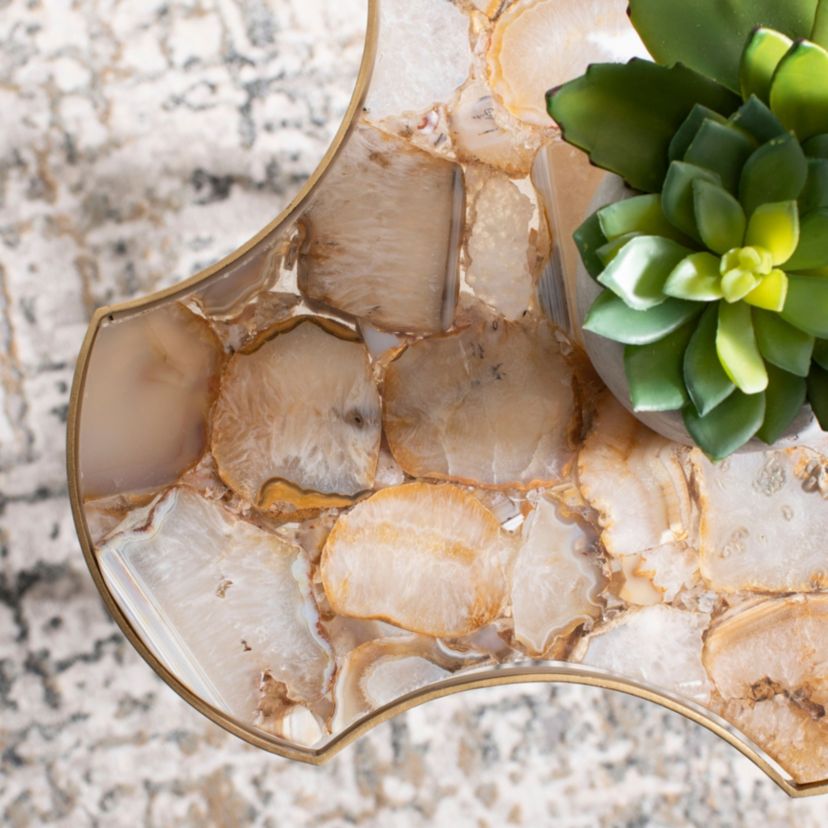 Suki Agate Tripod Table