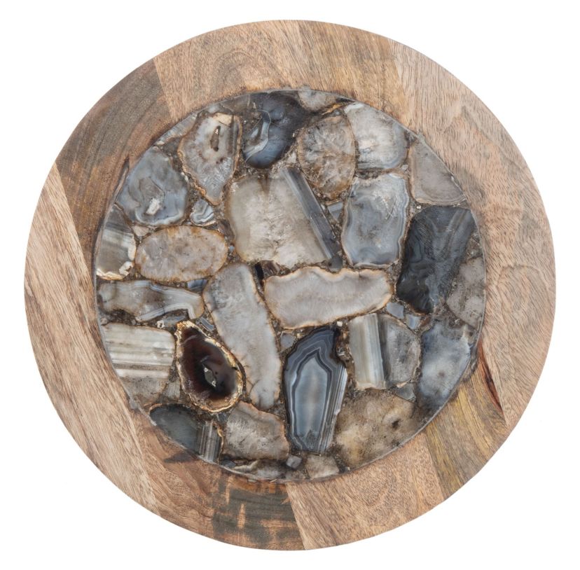 Lumi Agate Accent Table