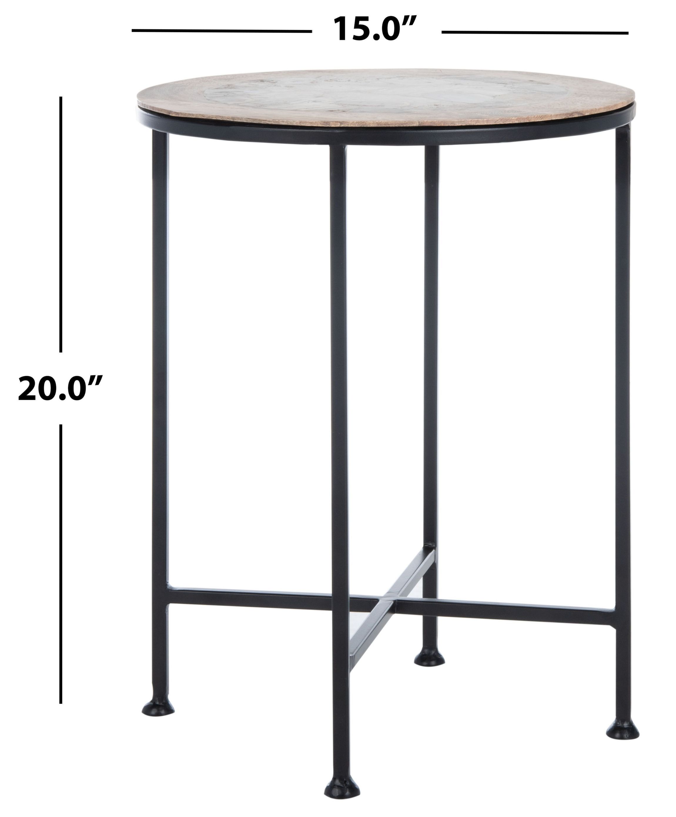 Lumi Agate Accent Table