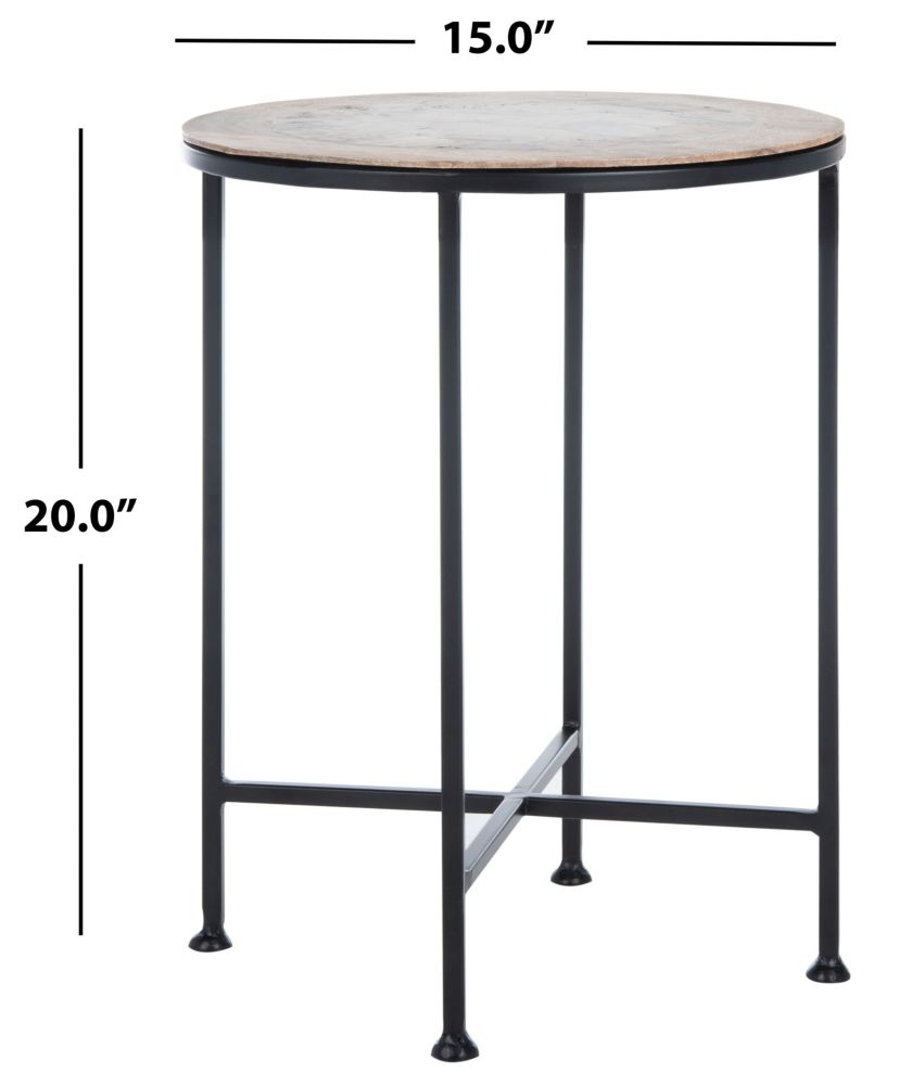 Lumi Agate Accent Table
