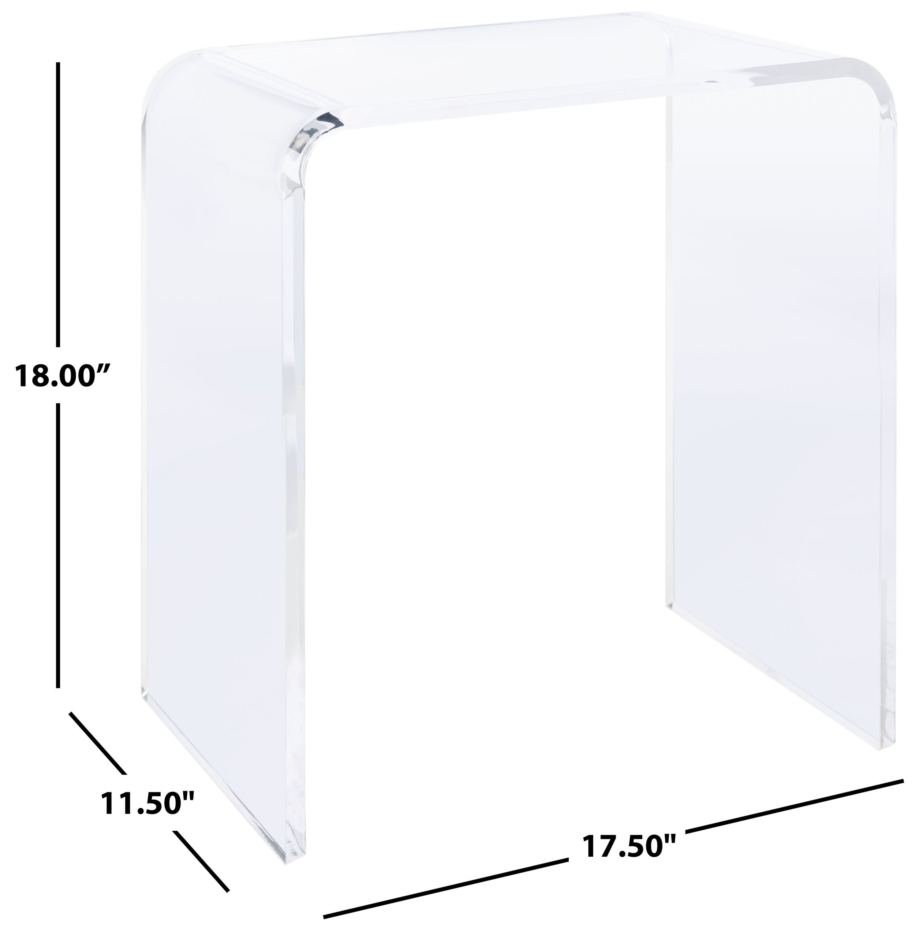 Pryor Acrylic Side Table