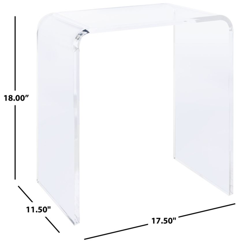Pryor Acrylic Side Table