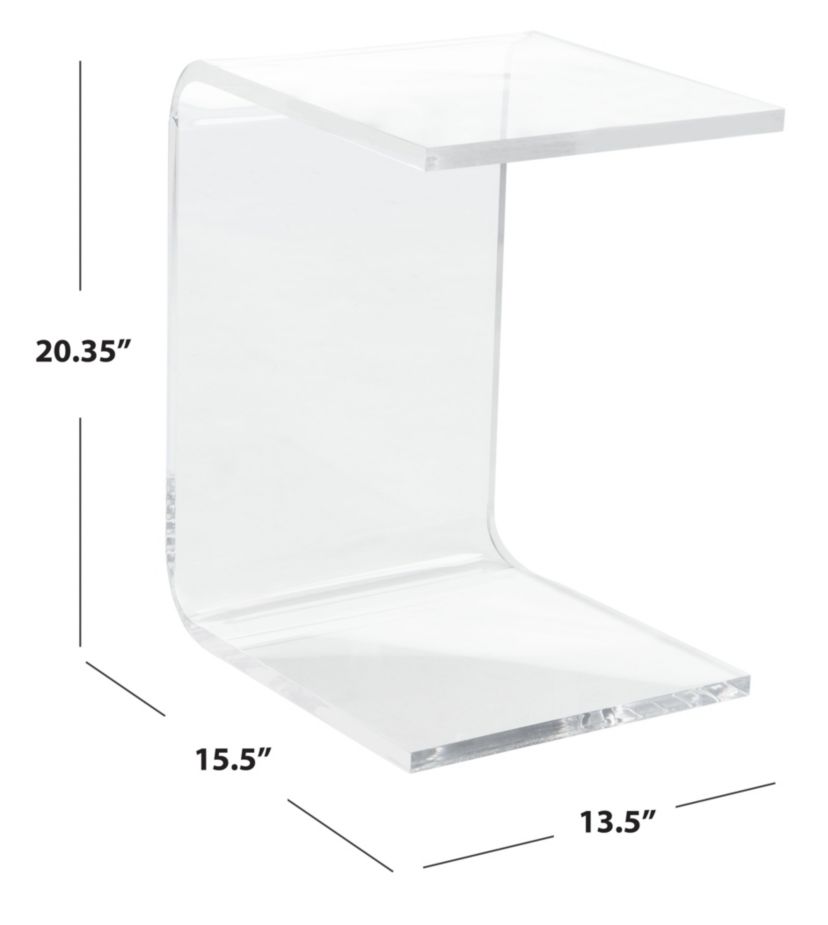 Upton Acrylic Side Table