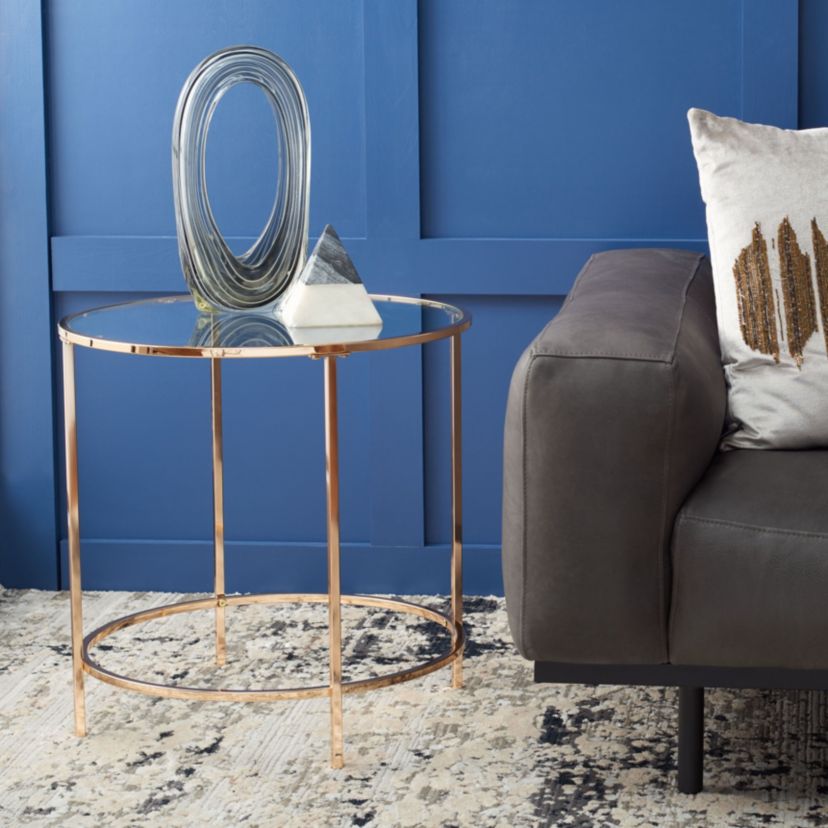 Kolby Glass Side Table