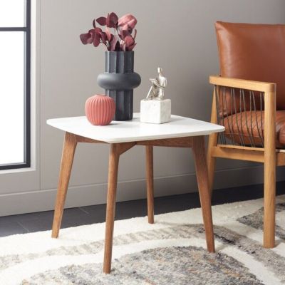 Safavieh Karina Square End Table, White
