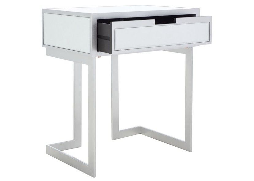 Lilo 1 Drawer Mirrored Accent Table
