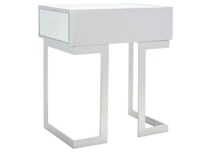 Lilo 1 Drawer Mirrored Accent Table