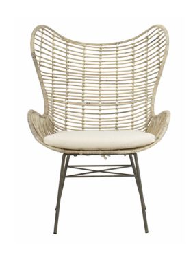Safavieh Malia Rattan Wingback Armchair