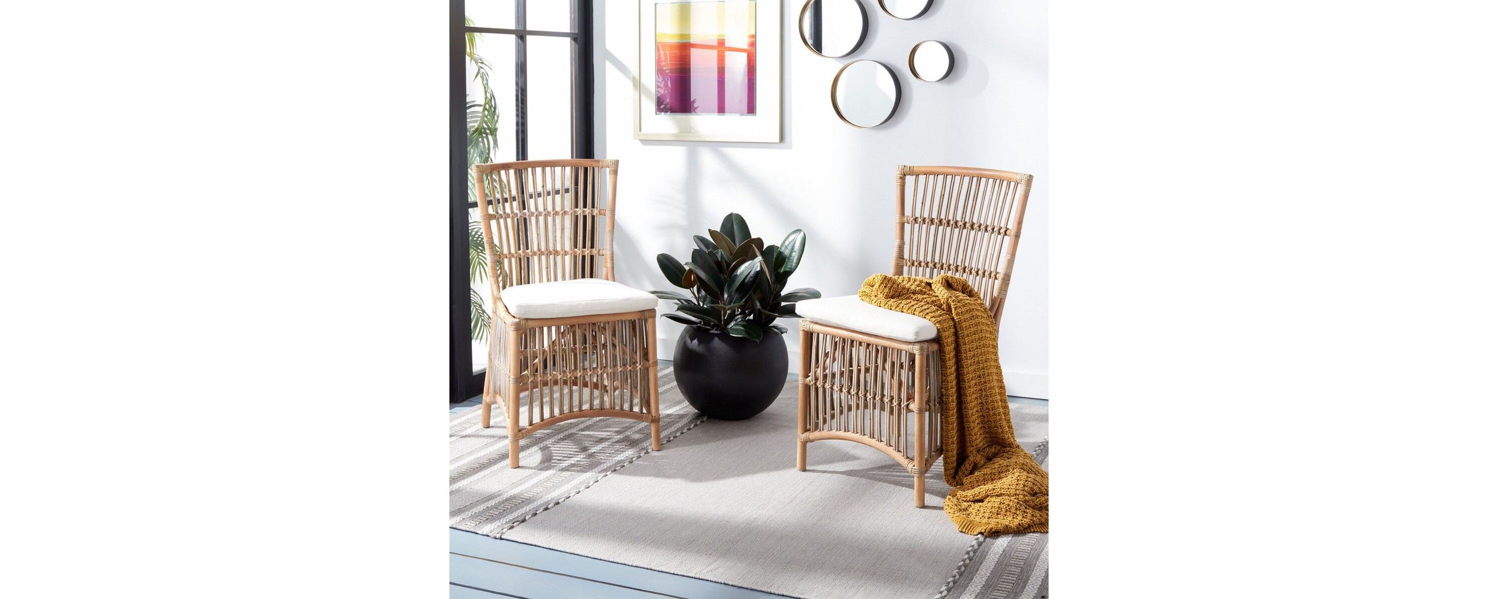 Erika Rattan Accent Chair