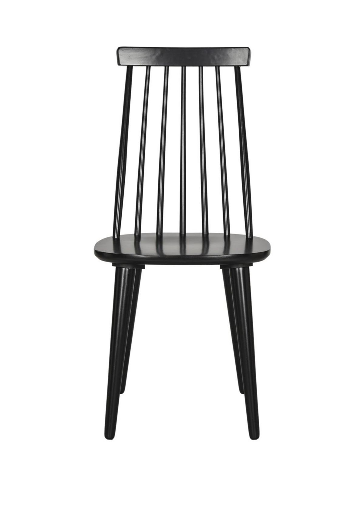 Set of 2 Burris Black Side Chairs