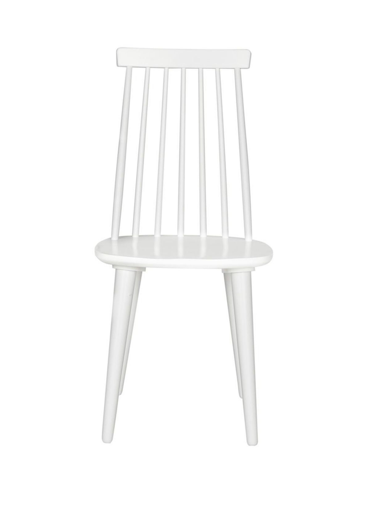 Set of 2 Burris White Side Chairs
