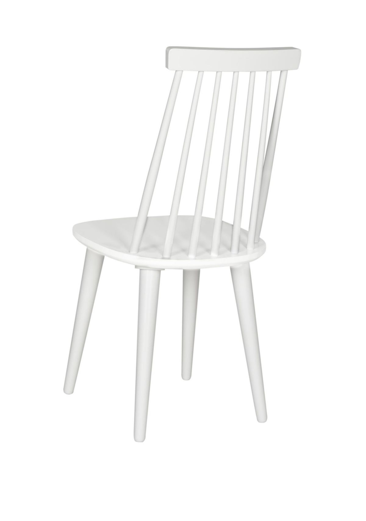 Set of 2 Burris White Side Chairs