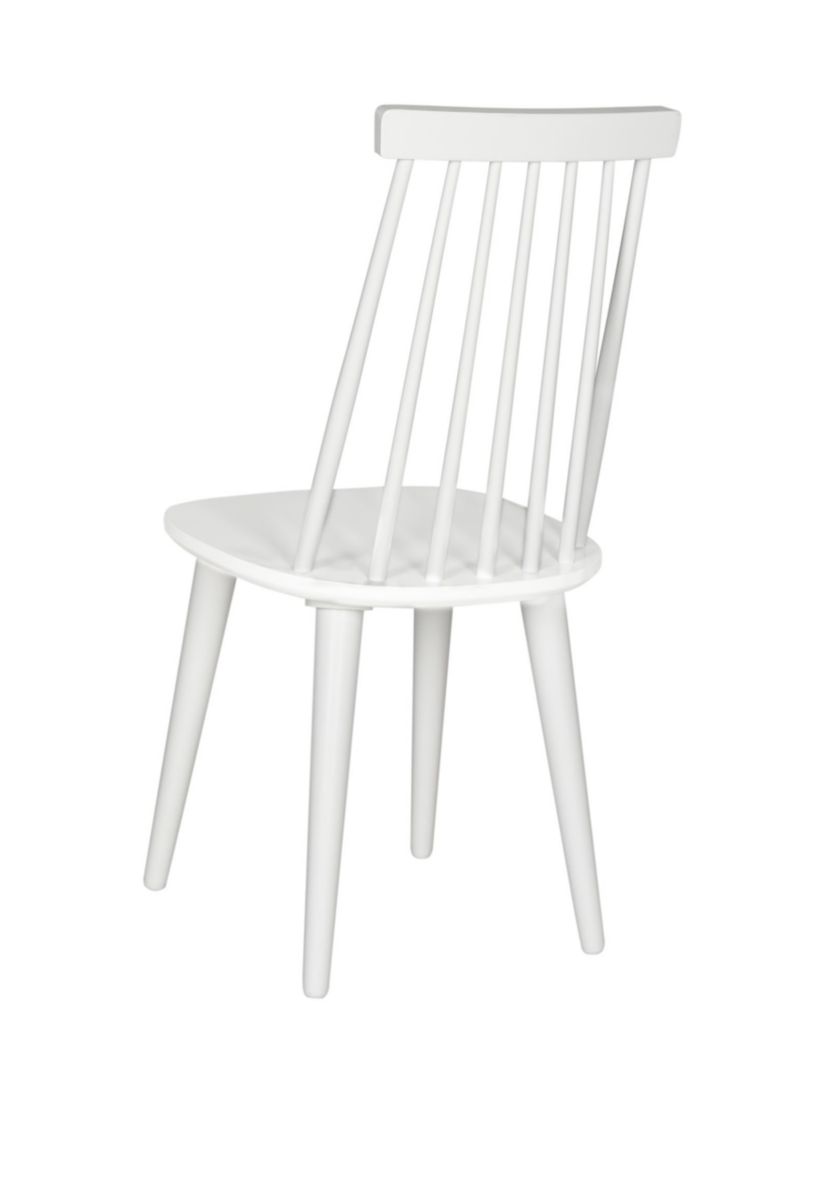 Set of 2 Burris White Side Chairs