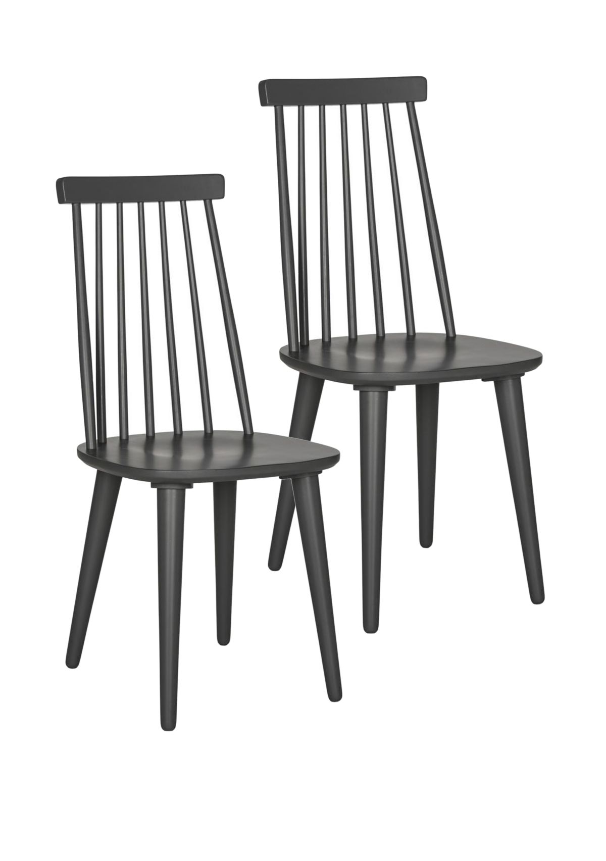Set of 2 Burris Gray Side Chairs