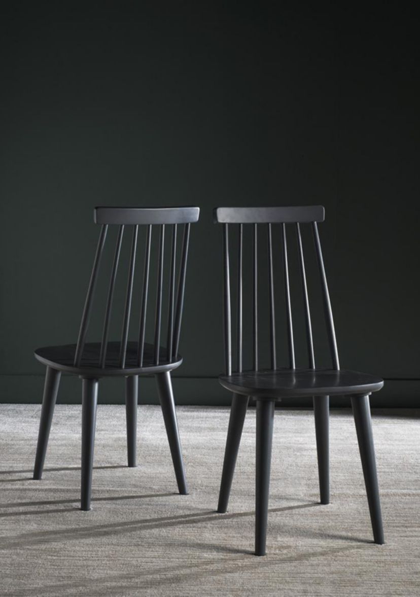 Set of 2 Burris Gray Side Chairs