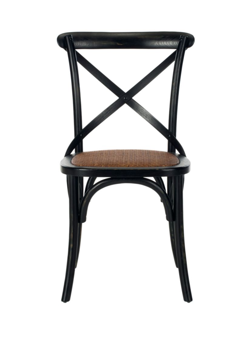 Set of 2 Franklin X Back Hickory Side Chairs