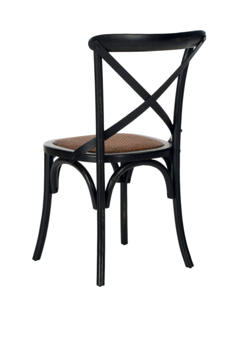 Set of 2 Franklin X Back Hickory Side Chairs