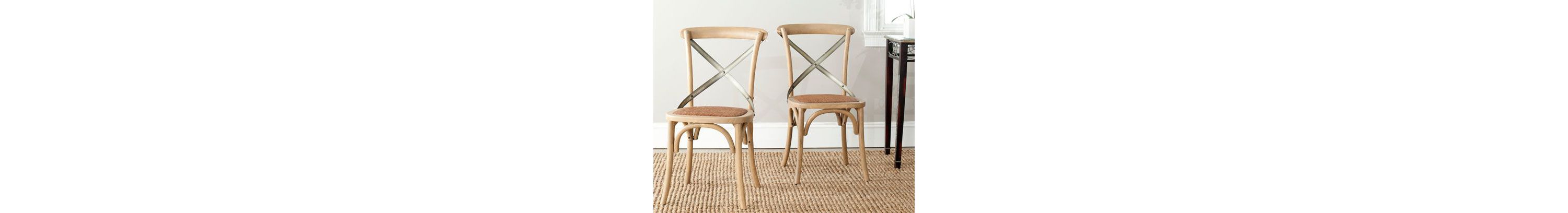 Eleanor 18H X Back Farmhouse Side Chair