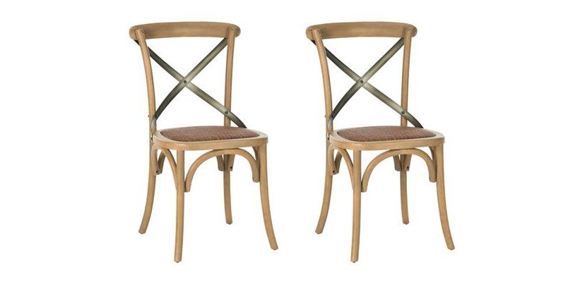 Eleanor 18H X Back Farmhouse Side Chair