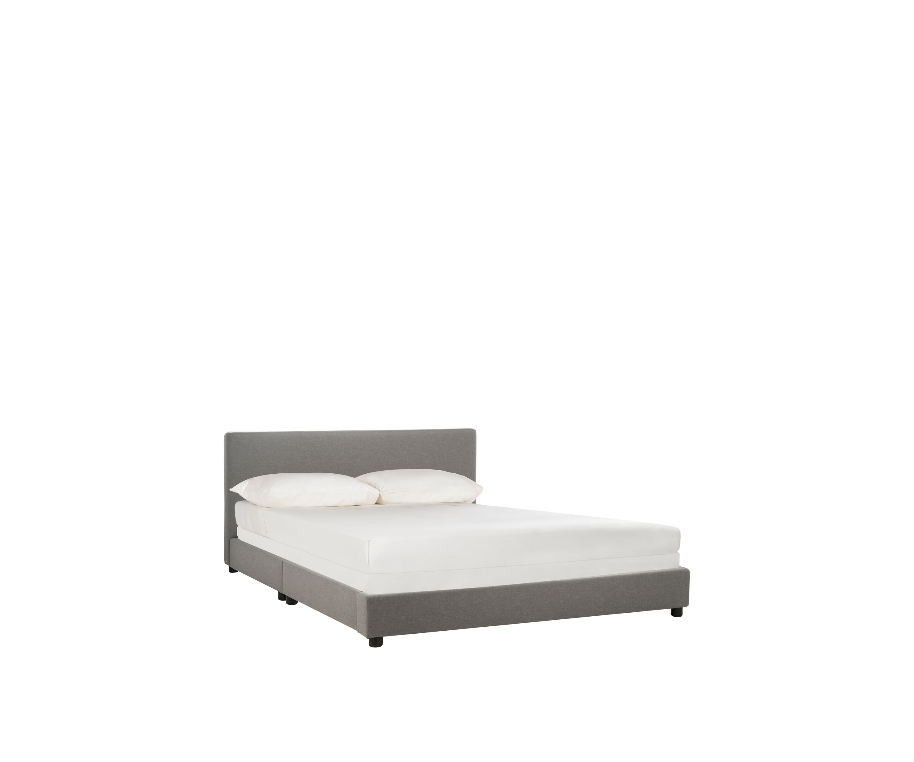Gray Carter Bed Frame