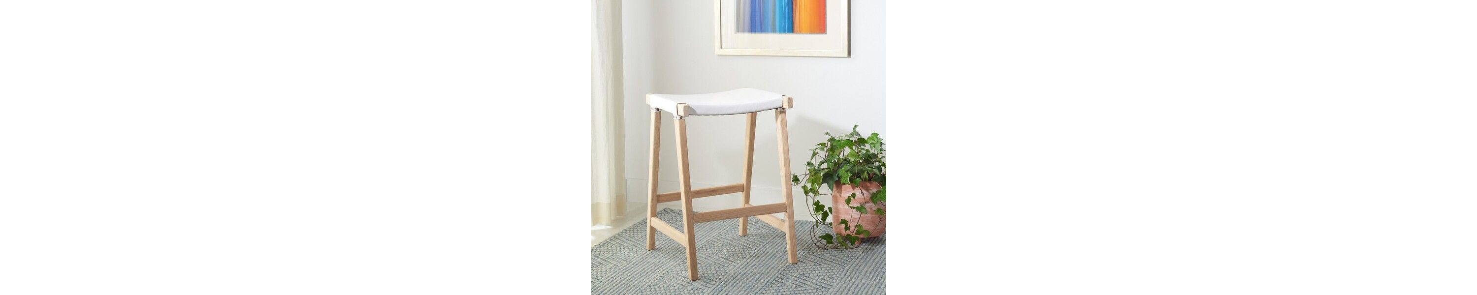 Aariz Rectangle Counter Stool