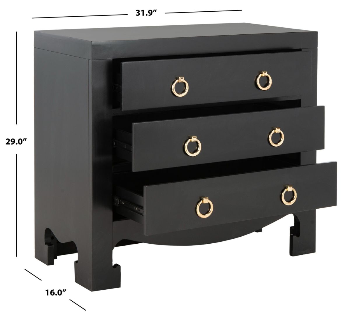Dion 3 Drawer Chest