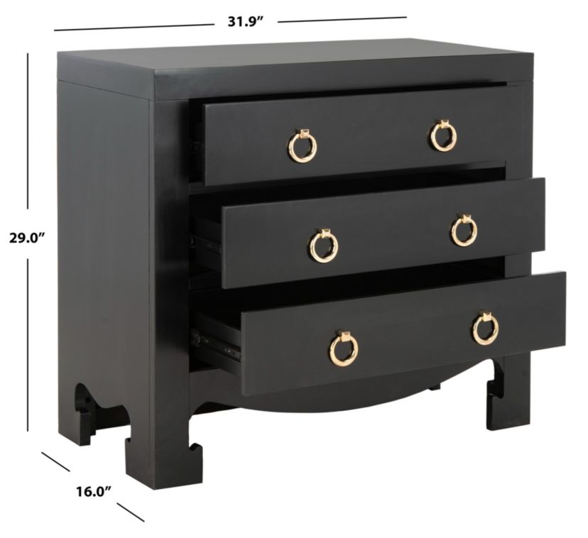 Dion 3 Drawer Chest