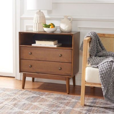Safavieh Scully 2 Drawer 1 Shelf Chest, Gold