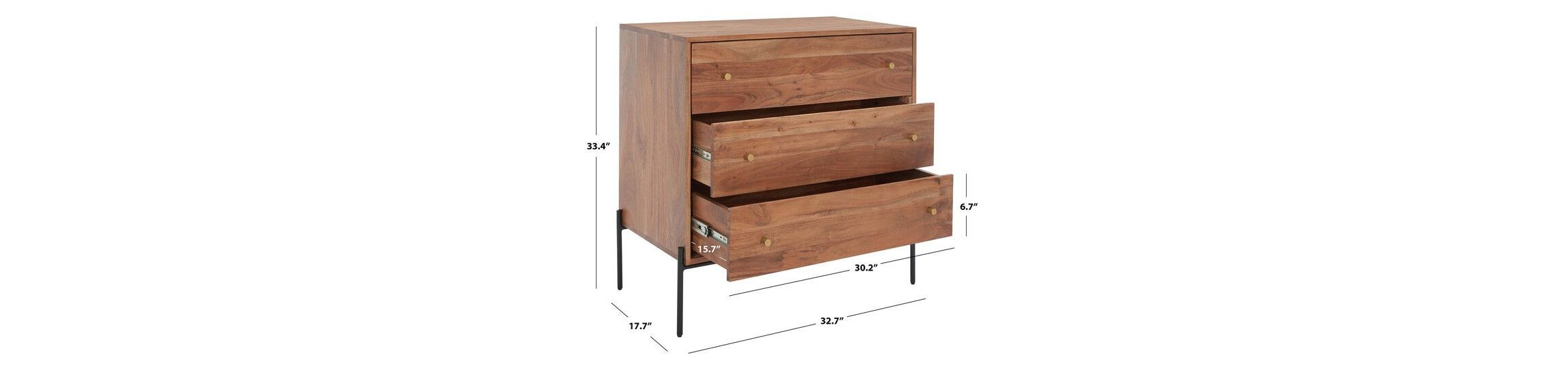 Dowling 3 Drawer Chest