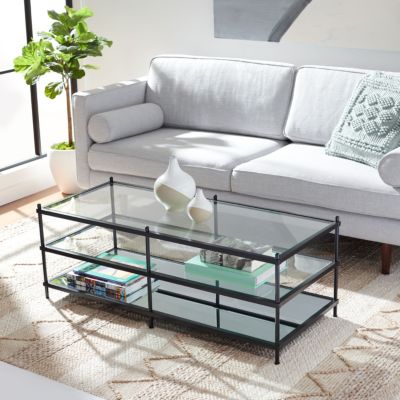 Safavieh Cathal Glass Coffee Table