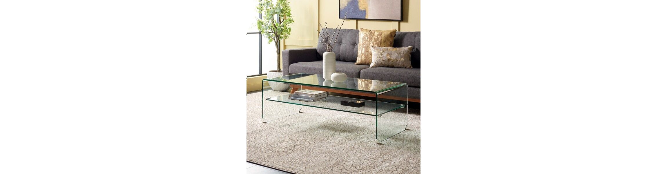 Brioni Tempered Glass Coffee Table