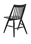 Set of 2 Wren Black Dining Chairs
