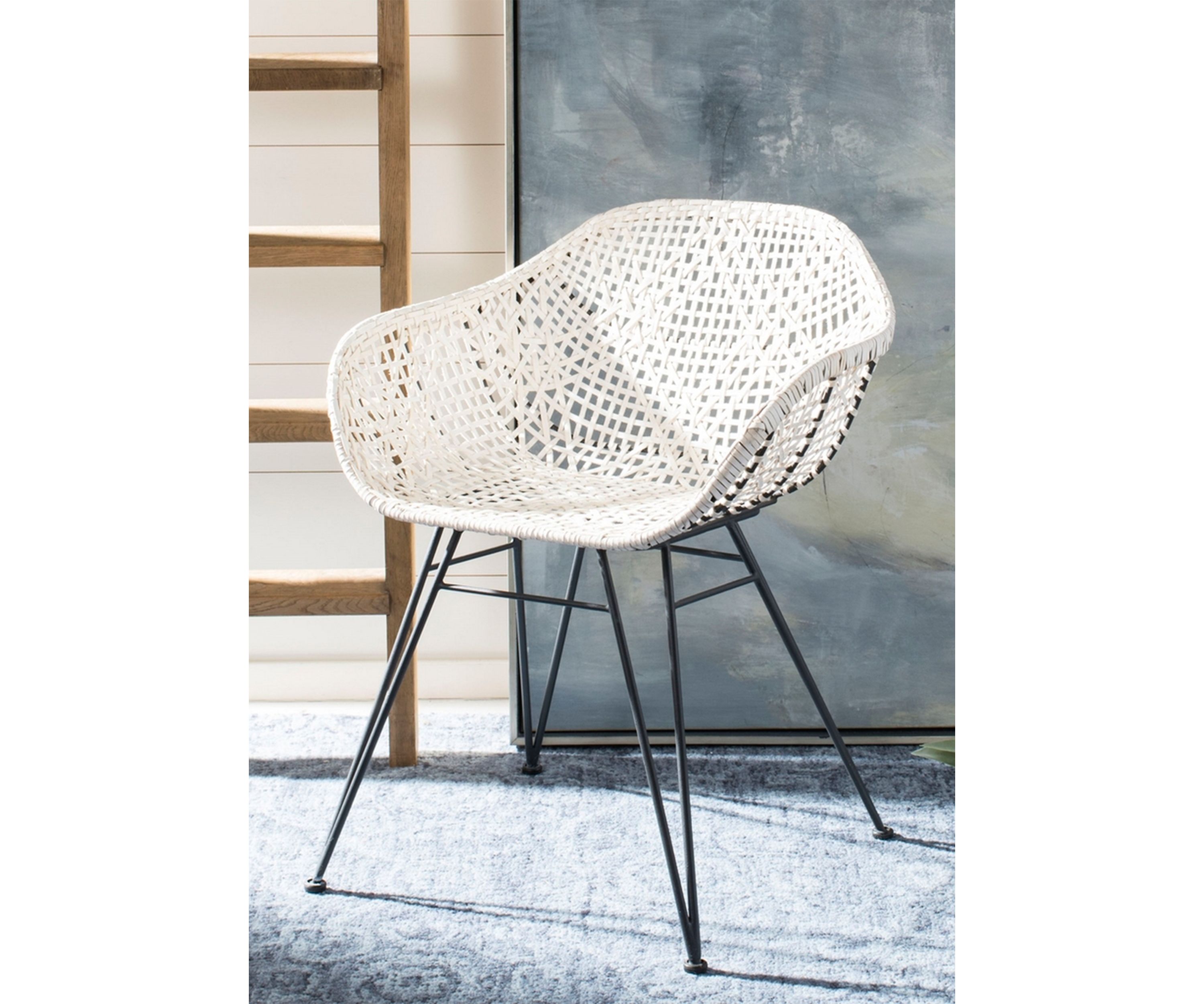 Set of 2 Jadis Leather Dining Chairs 