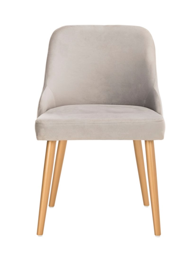 Set of 2 Lulu Gray Upholstered Dining Chairs 