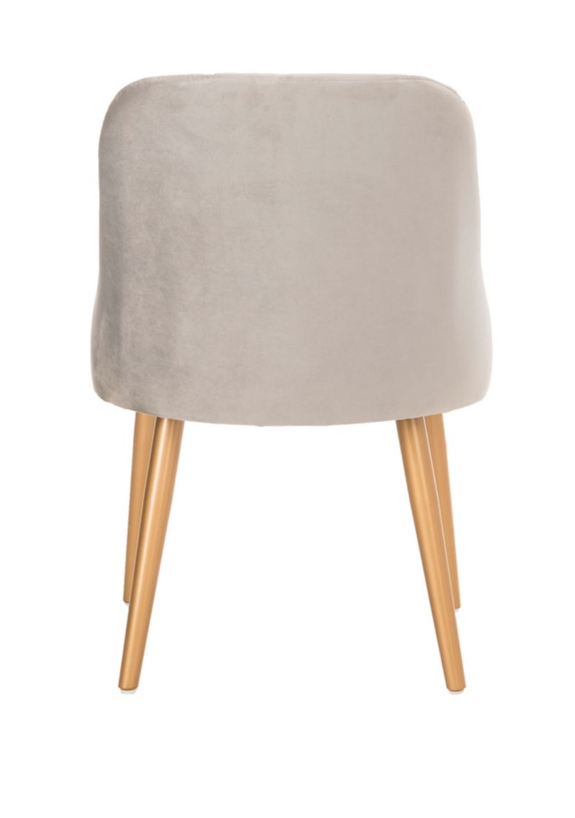Set of 2 Lulu Gray Upholstered Dining Chairs 